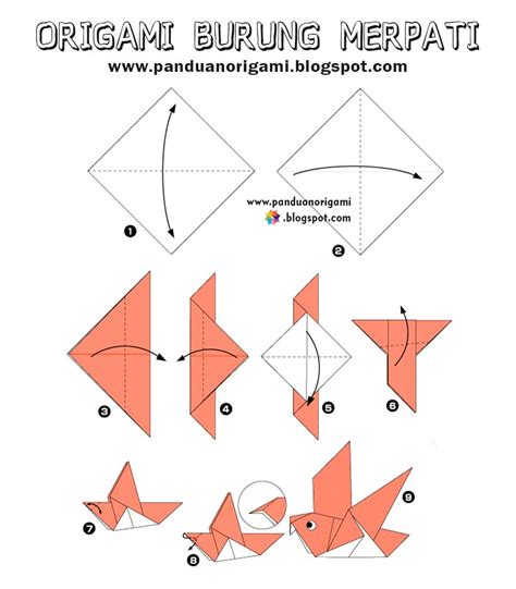Tutorial Finishing Origami Burung